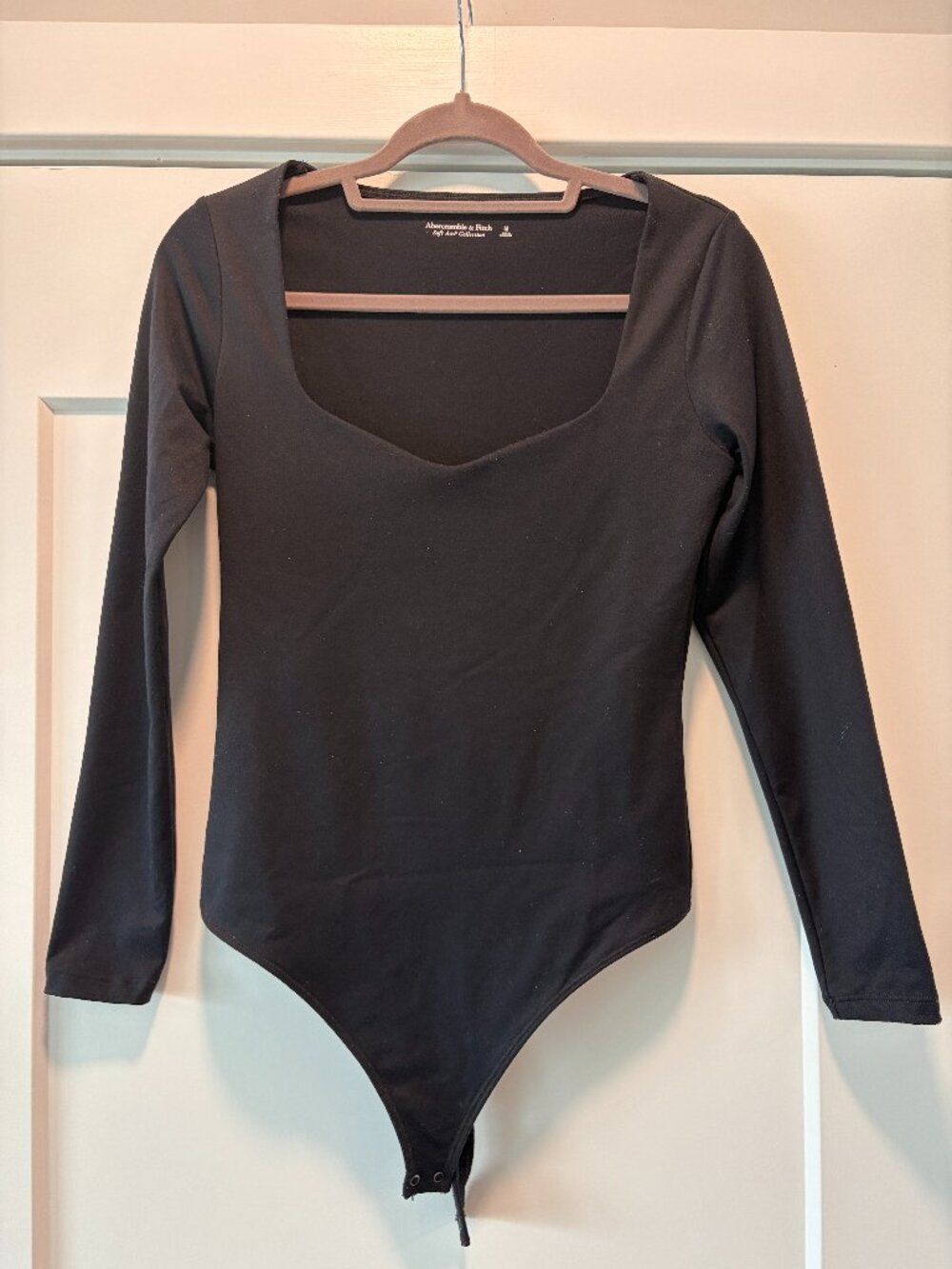 Abercrombie & Fitch Soft A&F Collection Black Bodysuit